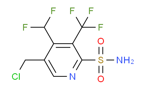 AM67072 | 1361855-14-2 | 5-(Chloromethyl)-4-(difluoromethyl)-3-(trifluoromethyl)pyridine-2-sulfonamide