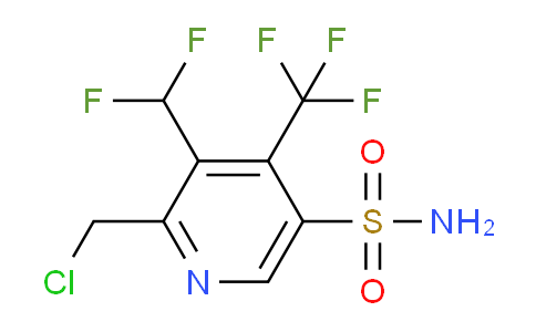 AM67077 | 1361688-64-3 | 2-(Chloromethyl)-3-(difluoromethyl)-4-(trifluoromethyl)pyridine-5-sulfonamide