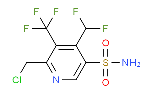 AM67082 | 1361748-19-7 | 2-(Chloromethyl)-4-(difluoromethyl)-3-(trifluoromethyl)pyridine-5-sulfonamide