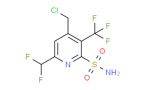 AM67086 | 1361766-12-2 | 4-(Chloromethyl)-6-(difluoromethyl)-3-(trifluoromethyl)pyridine-2-sulfonamide