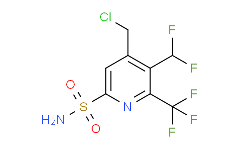 AM67089 | 1361743-48-7 | 4-(Chloromethyl)-3-(difluoromethyl)-2-(trifluoromethyl)pyridine-6-sulfonamide