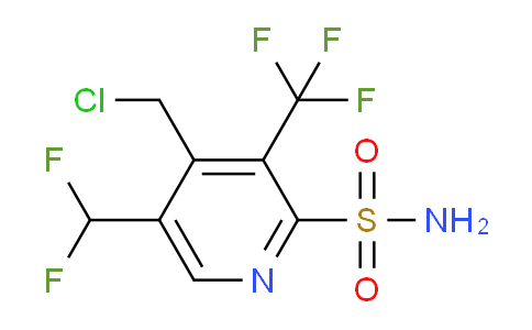AM67091 | 1361824-12-5 | 4-(Chloromethyl)-5-(difluoromethyl)-3-(trifluoromethyl)pyridine-2-sulfonamide