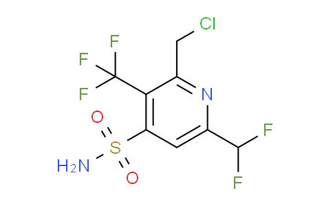 AM67092 | 1361748-22-2 | 2-(Chloromethyl)-6-(difluoromethyl)-3-(trifluoromethyl)pyridine-4-sulfonamide