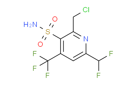 AM67094 | 1361855-11-9 | 2-(Chloromethyl)-6-(difluoromethyl)-4-(trifluoromethyl)pyridine-3-sulfonamide