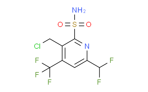 AM67096 | 1361493-95-9 | 3-(Chloromethyl)-6-(difluoromethyl)-4-(trifluoromethyl)pyridine-2-sulfonamide