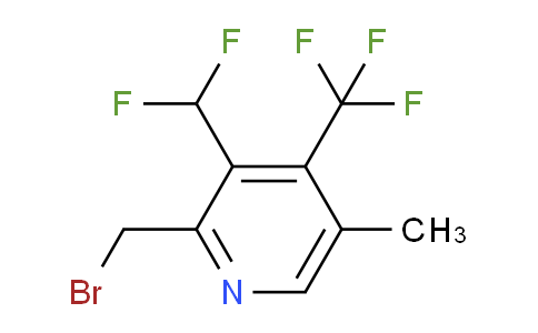 AM67102 | 1361697-25-7 | 2-(Bromomethyl)-3-(difluoromethyl)-5-methyl-4-(trifluoromethyl)pyridine