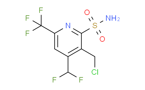 AM67104 | 1361743-33-0 | 3-(Chloromethyl)-4-(difluoromethyl)-6-(trifluoromethyl)pyridine-2-sulfonamide