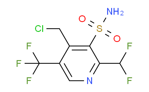 AM67111 | 1361780-84-8 | 4-(Chloromethyl)-2-(difluoromethyl)-5-(trifluoromethyl)pyridine-3-sulfonamide