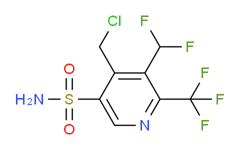 AM67115 | 1361809-01-9 | 4-(Chloromethyl)-3-(difluoromethyl)-2-(trifluoromethyl)pyridine-5-sulfonamide