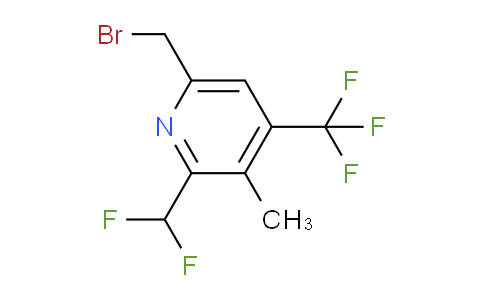 6-(Bromomethyl)-2-(difluoromethyl)-3-methyl-4-(trifluoromethyl)pyridine