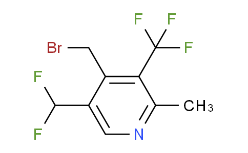 4-(Bromomethyl)-5-(difluoromethyl)-2-methyl-3-(trifluoromethyl)pyridine