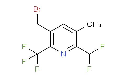 5-(Bromomethyl)-2-(difluoromethyl)-3-methyl-6-(trifluoromethyl)pyridine