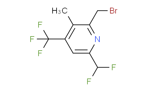 2-(Bromomethyl)-6-(difluoromethyl)-3-methyl-4-(trifluoromethyl)pyridine