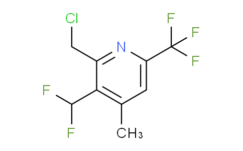 2-(Chloromethyl)-3-(difluoromethyl)-4-methyl-6-(trifluoromethyl)pyridine