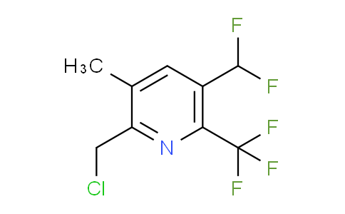 2-(Chloromethyl)-5-(difluoromethyl)-3-methyl-6-(trifluoromethyl)pyridine