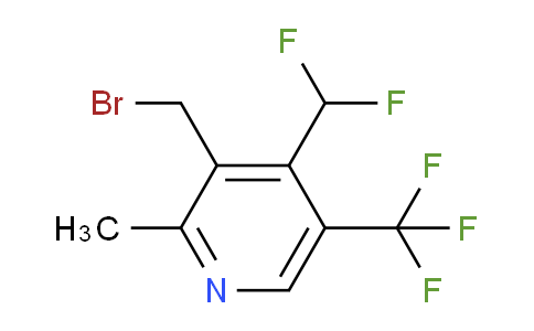 3-(Bromomethyl)-4-(difluoromethyl)-2-methyl-5-(trifluoromethyl)pyridine