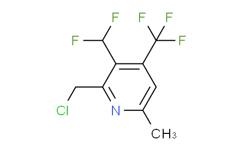 2-(Chloromethyl)-3-(difluoromethyl)-6-methyl-4-(trifluoromethyl)pyridine