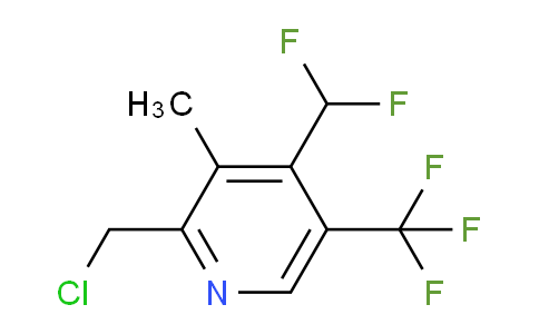 2-(Chloromethyl)-4-(difluoromethyl)-3-methyl-5-(trifluoromethyl)pyridine