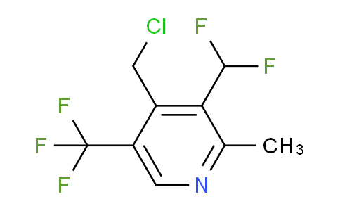 4-(Chloromethyl)-3-(difluoromethyl)-2-methyl-5-(trifluoromethyl)pyridine