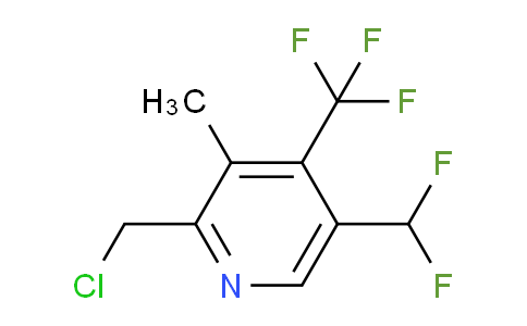 2-(Chloromethyl)-5-(difluoromethyl)-3-methyl-4-(trifluoromethyl)pyridine