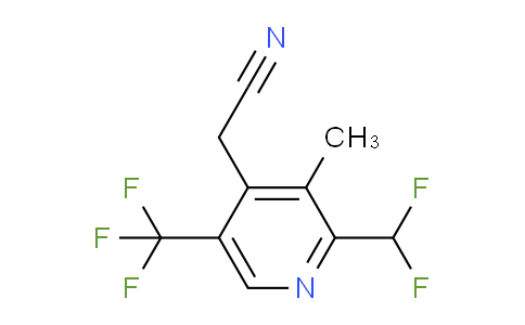 AM67196 | 1361790-81-9 | 2-(Difluoromethyl)-3-methyl-5-(trifluoromethyl)pyridine-4-acetonitrile