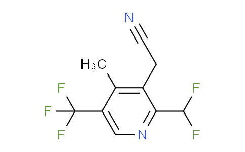 AM67201 | 1361748-84-6 | 2-(Difluoromethyl)-4-methyl-5-(trifluoromethyl)pyridine-3-acetonitrile