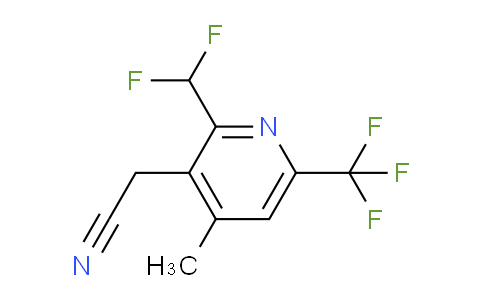 AM67202 | 1361831-16-4 | 2-(Difluoromethyl)-4-methyl-6-(trifluoromethyl)pyridine-3-acetonitrile