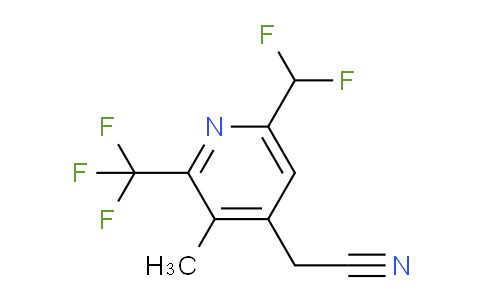 AM67205 | 1361857-11-5 | 6-(Difluoromethyl)-3-methyl-2-(trifluoromethyl)pyridine-4-acetonitrile