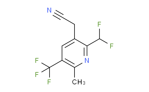 AM67208 | 1361811-47-3 | 2-(Difluoromethyl)-6-methyl-5-(trifluoromethyl)pyridine-3-acetonitrile