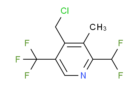 4-(Chloromethyl)-2-(difluoromethyl)-3-methyl-5-(trifluoromethyl)pyridine