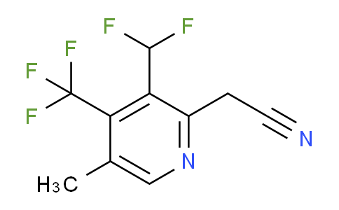 3-(Difluoromethyl)-5-methyl-4-(trifluoromethyl)pyridine-2-acetonitrile