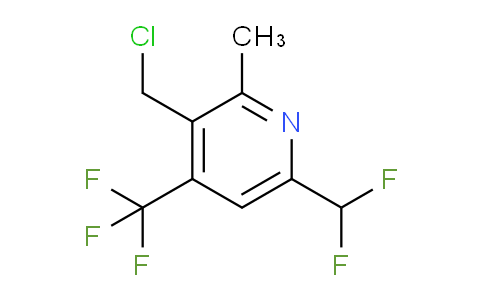 3-(Chloromethyl)-6-(difluoromethyl)-2-methyl-4-(trifluoromethyl)pyridine