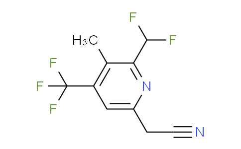 AM67228 | 1361915-18-5 | 2-(Difluoromethyl)-3-methyl-4-(trifluoromethyl)pyridine-6-acetonitrile