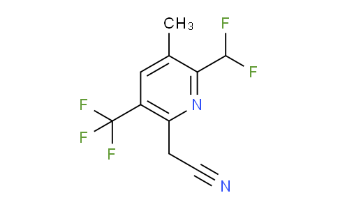 AM67230 | 1361730-23-5 | 2-(Difluoromethyl)-3-methyl-5-(trifluoromethyl)pyridine-6-acetonitrile