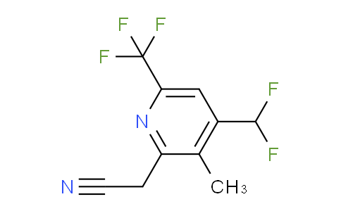 4-(Difluoromethyl)-3-methyl-6-(trifluoromethyl)pyridine-2-acetonitrile