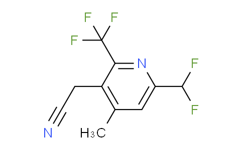 6-(Difluoromethyl)-4-methyl-2-(trifluoromethyl)pyridine-3-acetonitrile