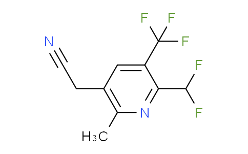AM67240 | 1361773-51-4 | 2-(Difluoromethyl)-6-methyl-3-(trifluoromethyl)pyridine-5-acetonitrile