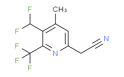 AM67251 | 1361701-96-3 | 3-(Difluoromethyl)-4-methyl-2-(trifluoromethyl)pyridine-6-acetonitrile