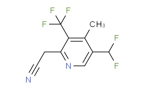 AM67252 | 1361868-86-1 | 5-(Difluoromethyl)-4-methyl-3-(trifluoromethyl)pyridine-2-acetonitrile