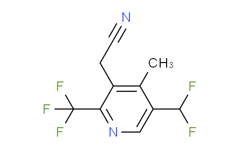 AM67254 | 1361881-96-0 | 5-(Difluoromethyl)-4-methyl-2-(trifluoromethyl)pyridine-3-acetonitrile