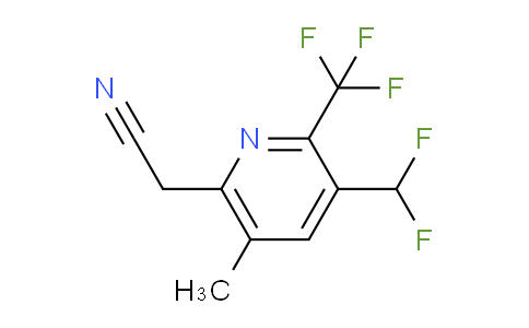 AM67256 | 1361811-57-5 | 3-(Difluoromethyl)-5-methyl-2-(trifluoromethyl)pyridine-6-acetonitrile