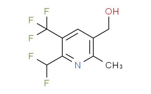 2-(Difluoromethyl)-6-methyl-3-(trifluoromethyl)pyridine-5-methanol