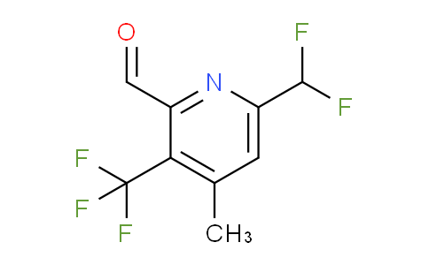 6-(Difluoromethyl)-4-methyl-3-(trifluoromethyl)pyridine-2-carboxaldehyde