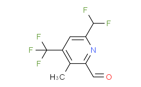 6-(Difluoromethyl)-3-methyl-4-(trifluoromethyl)pyridine-2-carboxaldehyde