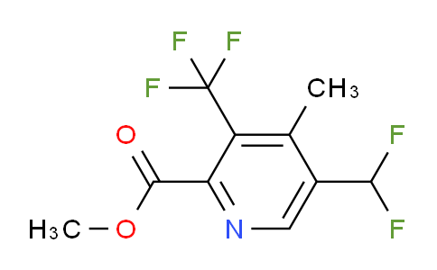 AM67325 | 1361755-54-5 | Methyl 5-(difluoromethyl)-4-methyl-3-(trifluoromethyl)pyridine-2-carboxylate