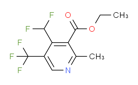 Ethyl 4-(difluoromethyl)-2-methyl-5-(trifluoromethyl)pyridine-3-carboxylate