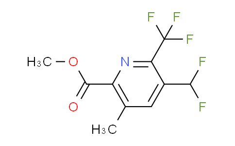 Methyl 3-(difluoromethyl)-5-methyl-2-(trifluoromethyl)pyridine-6-carboxylate
