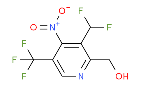 3-(Difluoromethyl)-4-nitro-5-(trifluoromethyl)pyridine-2-methanol