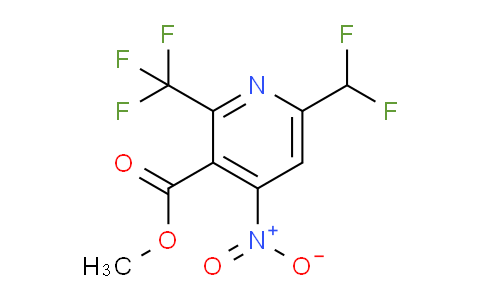 AM67356 | 1361704-08-6 | Methyl 6-(difluoromethyl)-4-nitro-2-(trifluoromethyl)pyridine-3-carboxylate