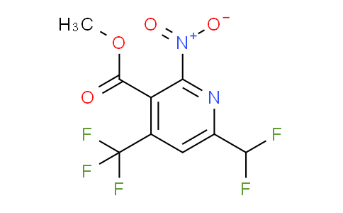 AM67360 | 1361499-08-2 | Methyl 6-(difluoromethyl)-2-nitro-4-(trifluoromethyl)pyridine-3-carboxylate